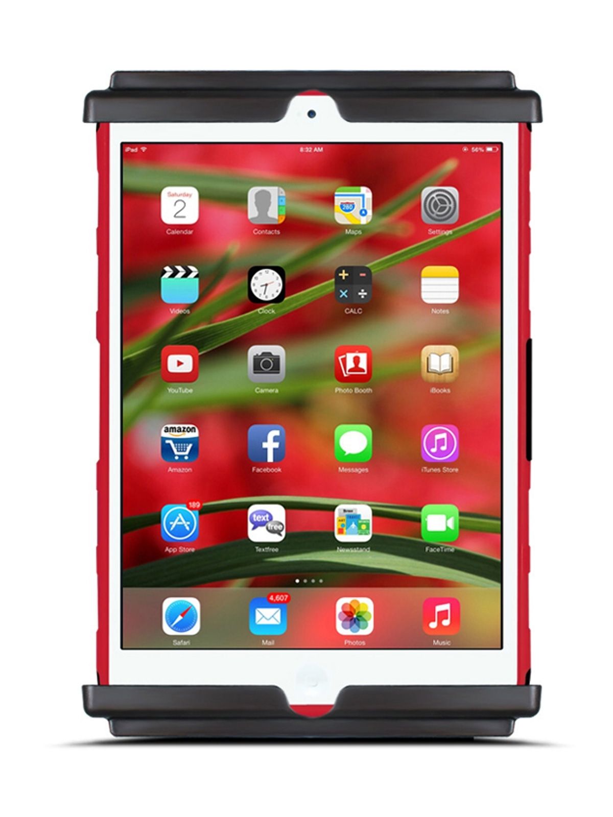 RAM Mounts Tab-Tite Universal Halteschale für Tablets bis zu 8 Zoll (mit/ohne Schutzhüllen) - AMPS-Aufnahme, Schrauben-Set
