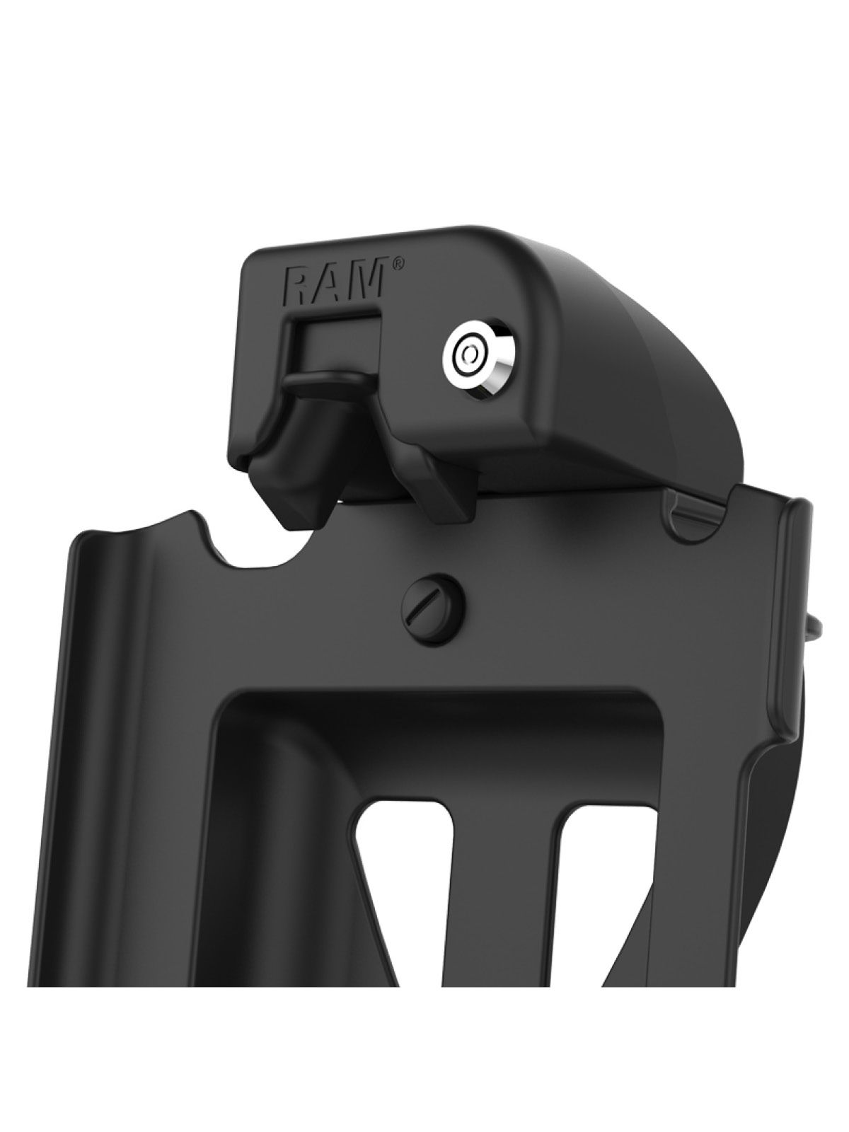 RAM Mounts GDS Tough-Dock Halteschale (Schlüsselverriegelung) für Samsung Tab A7 10.4 - In IntelliSkin Schutzhülle - Micro-USB-Anschluss