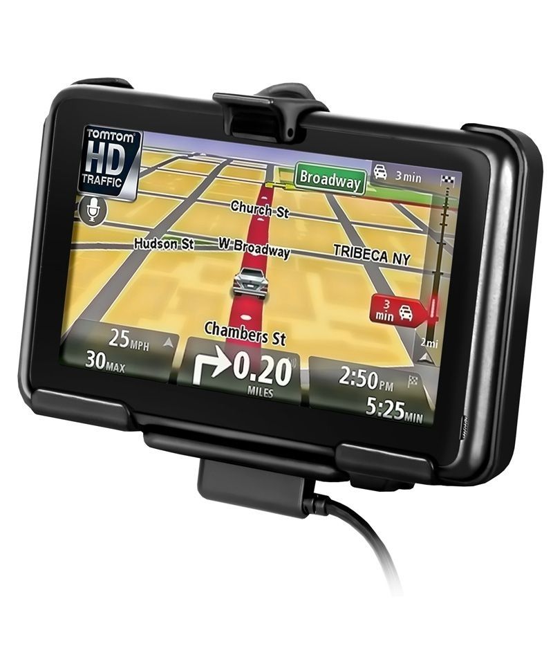 RAM Mounts Gerätehalteschale für TomTom Go 2535 Serie (ohne Schutzhüllen) - Diamond-Anbindung (Trapez), Schrauben-Set, im Polybeutel