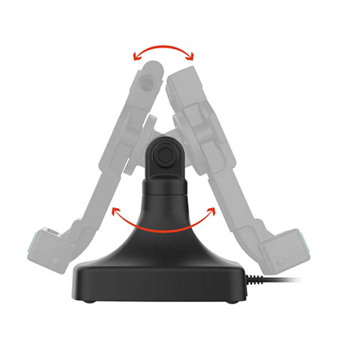 RAM Mounts GDS Uni-Conn Stand-Dockingstation - Dreh- & Schwenkbar - USB-C-Anschluss - Pogo-Pads unten