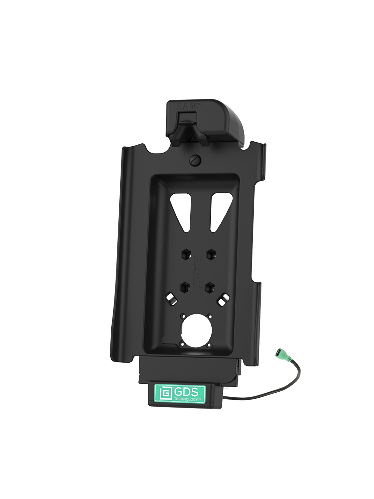 RAM Mounts GDS Tough-Dock Halteschale (Schnappverschluss) für Samsung Tab A7 10.4 - in IntelliSkin Schutzhülle - Micro-USB-Anschluss