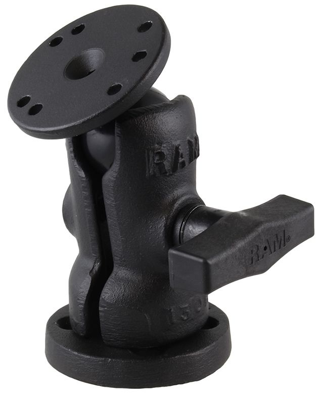 RAM Mounts Set - Octagon-Basis, kurzer Verbindungsarm, C-Kugel (1,5 Zoll), im Polybeutel