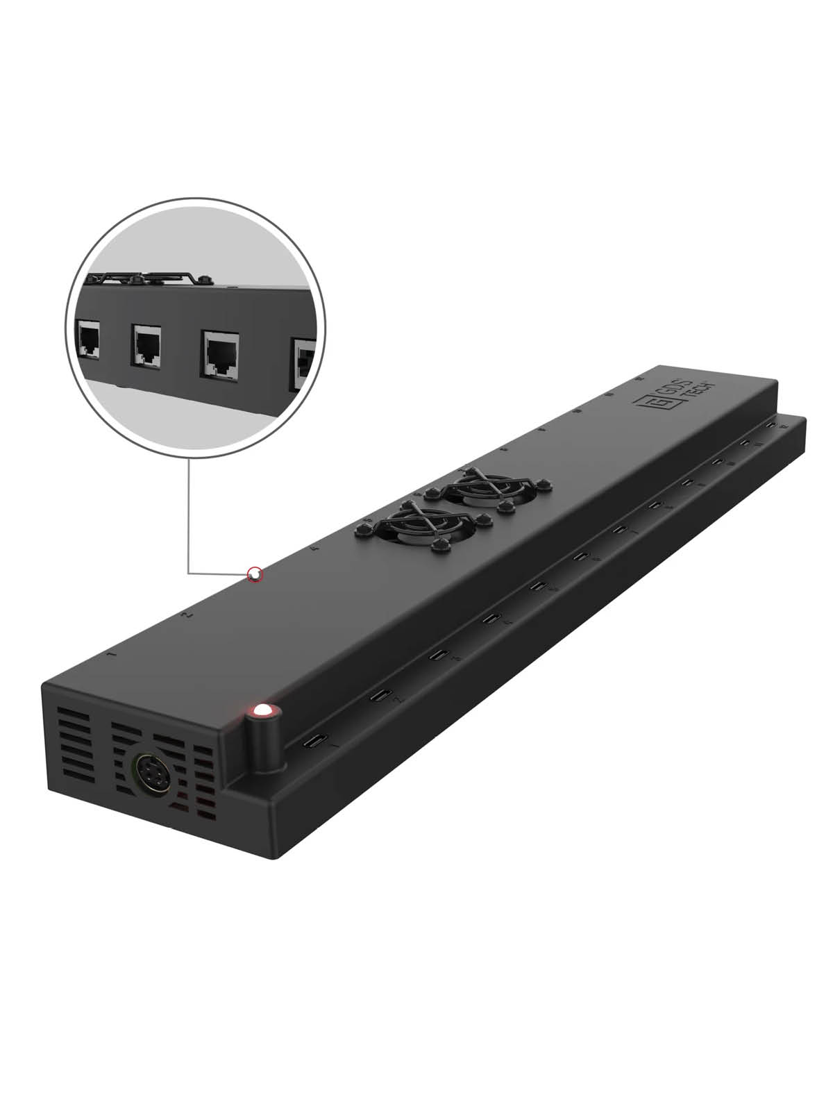 RAM Mounts GDS 12-fach USB-C & RJ45 Power Delivery Ladegerät - 300 W
