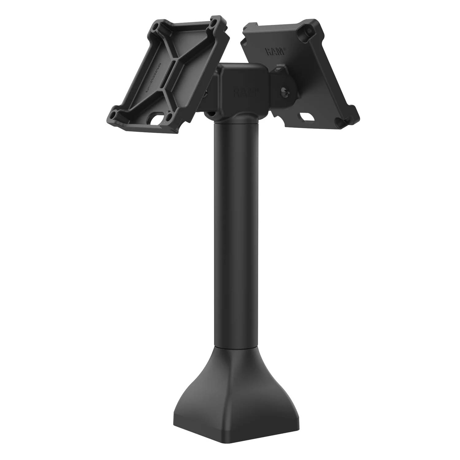 RAM Mounts Standfuss (14 Zoll) - zwei 180° schwenkbare 100x100 mm VESA Aufnahmen