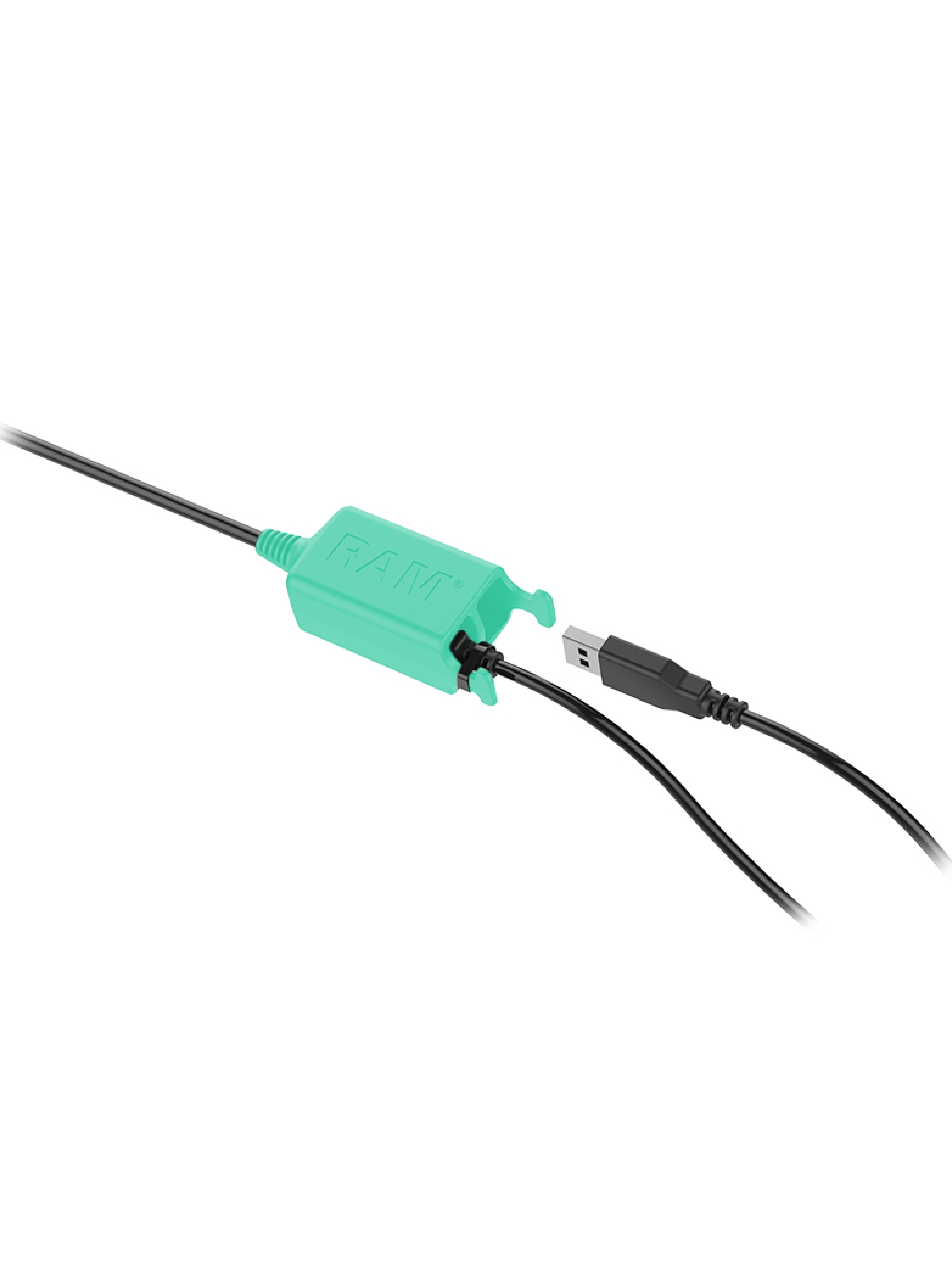 RAM Mounts Form-Fit Halteschale (Schlüsselverriegelung) für Samsung Tab Active4 Pro & Active5 Pro - in OEM/RAM Schutzhülle - MicroUSB & USB-A Dual Anschluss