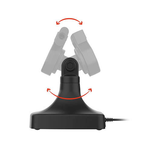 RAM Mounts GDS Uni-Conn Stand-Dockingstation - Dreh- & Schwenkbar - Strom über PoE - Rückseitige Pogo-Pads