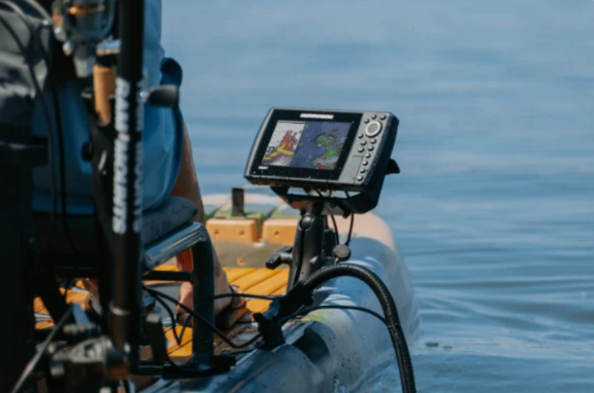 RAM Mounts Echolot Halterung beim Angeln
