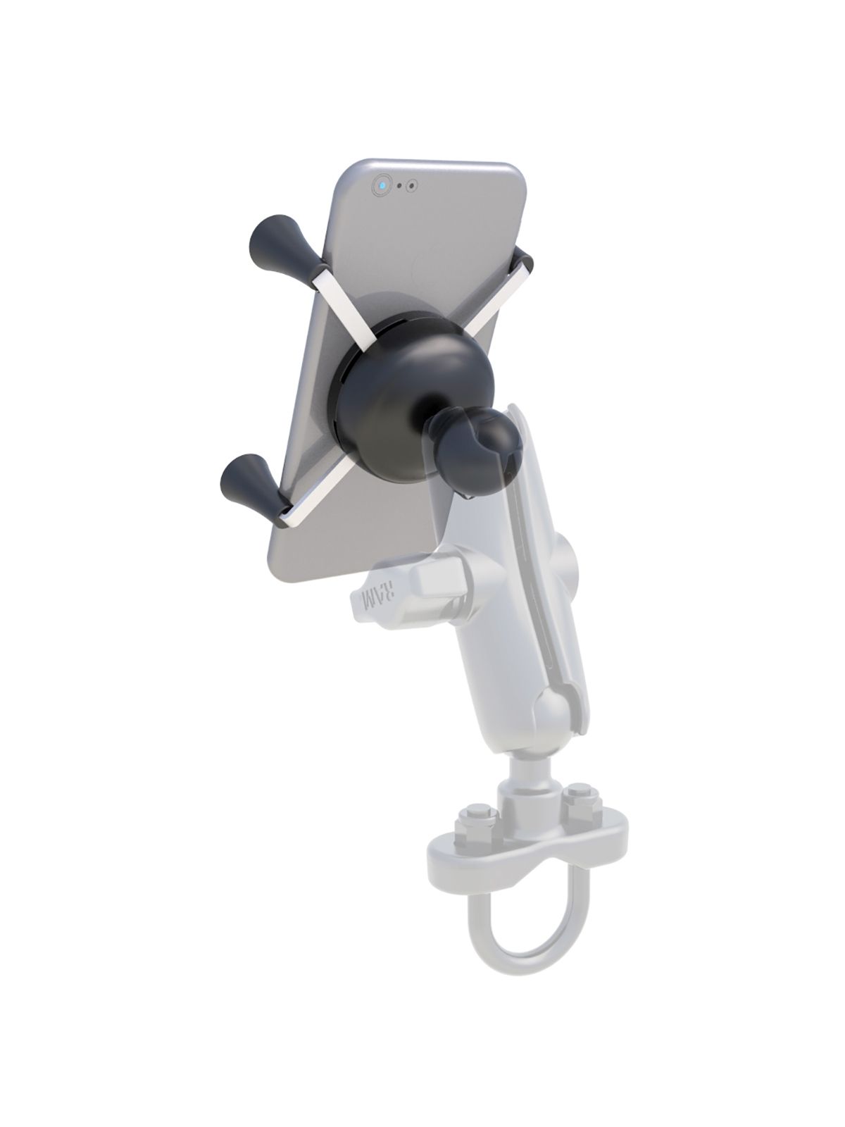 RAM Mounts X-Grip-Halteklammer für Smartphones klein bis 82,6 mm Breite - B-Kugel 