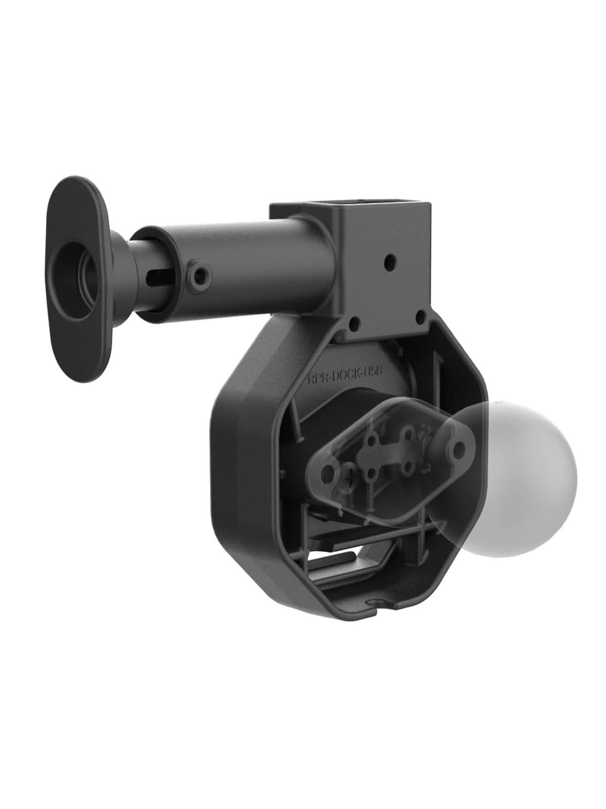 RAM Mounts Halte-Adapter für Tablets mit GDS Uni-Conn Adapter - Lösevorrichtung - 2-Loch AMPS 2 Lochraster - Schrauben-Set
