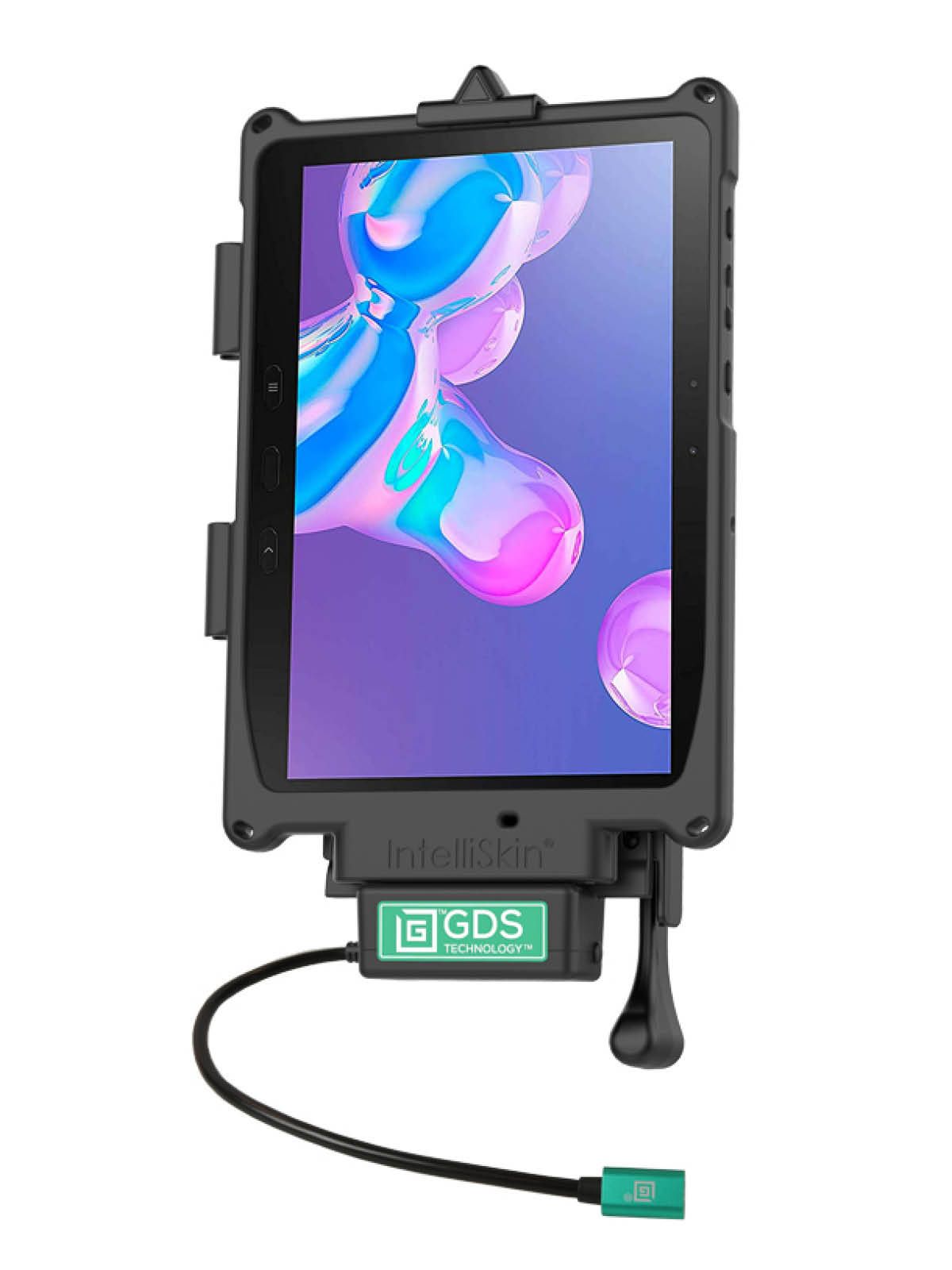 RAM Mounts GDS Tab-Lock Halteschale (Schlüsselverriegelung) für Tablets - In IntelliSkin Next Gen Schutzhülle - USB-C (2.0) Anschluss