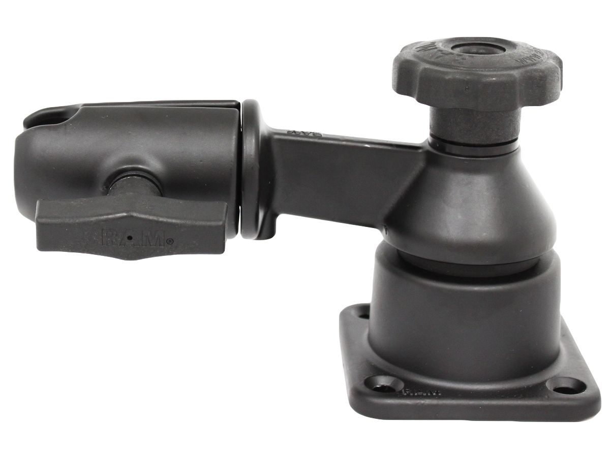 RAM Mounts Schwenkarm mit C-Kugel-Aufnahme - Horizontal-Basis, Octagon-Verbindungsarm, C-Kugel (1,5 Zoll), im Polybeutel