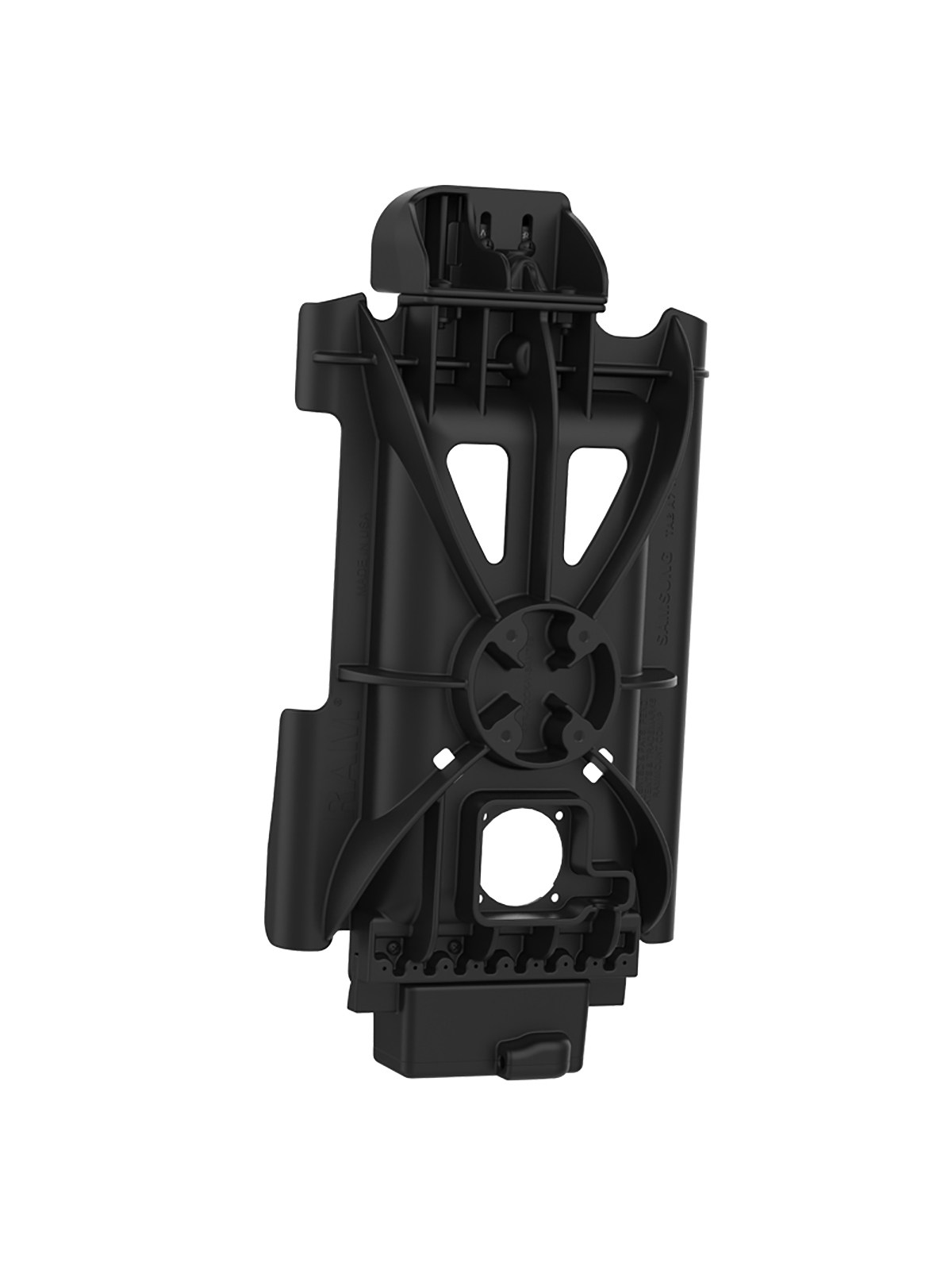 RAM Mounts GDS Tough-Dock Halteschale (Schnappverschluss) für Samsung Tab A7 10.4 - in IntelliSkin Schutzhülle - Micro-USB-Anschluss