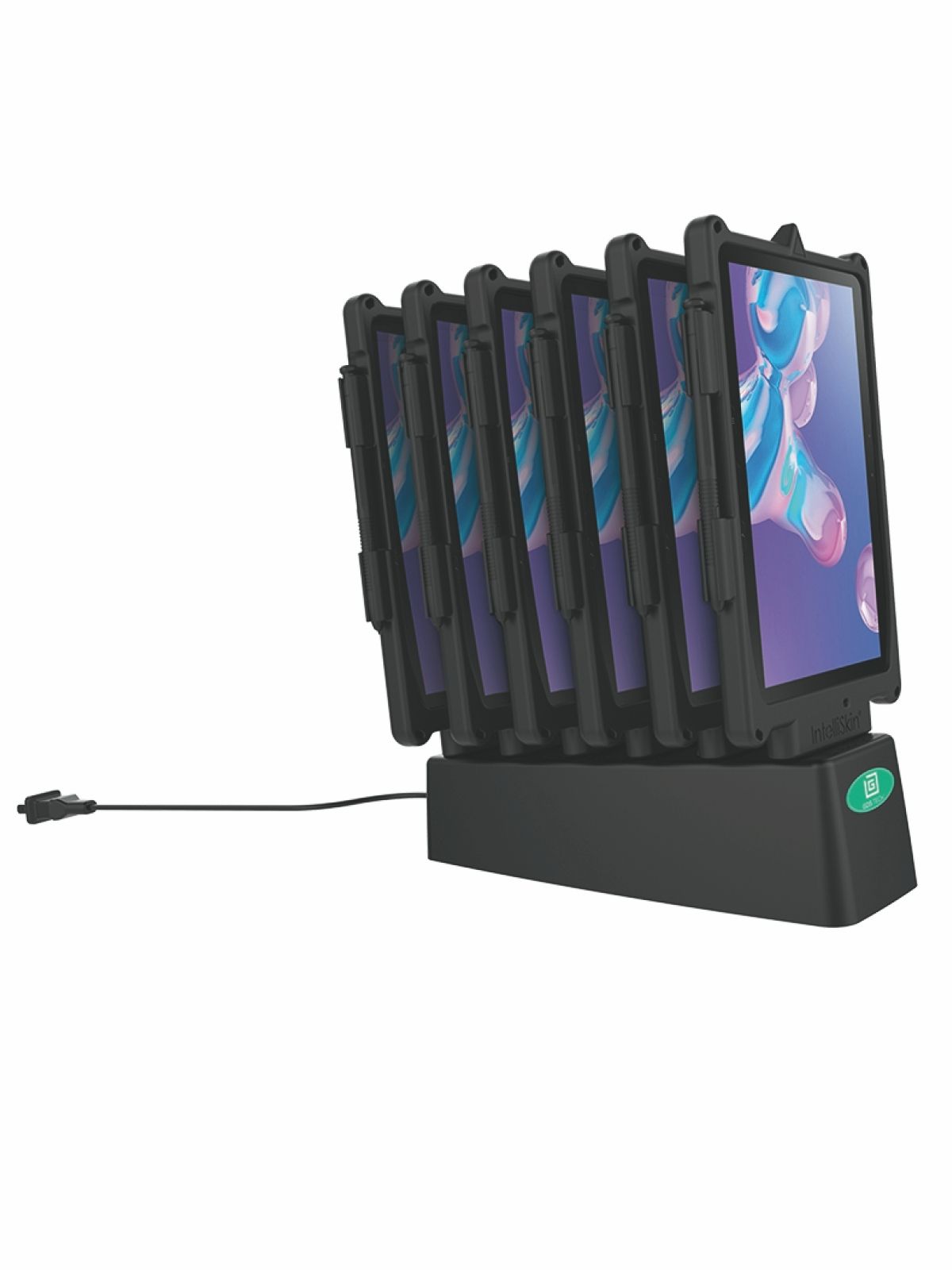 RAM Mounts 6-fach GDS Tisch-Ladestation für Geräte in Next Generation IntelliSkin Lade-/Schutzhüllen