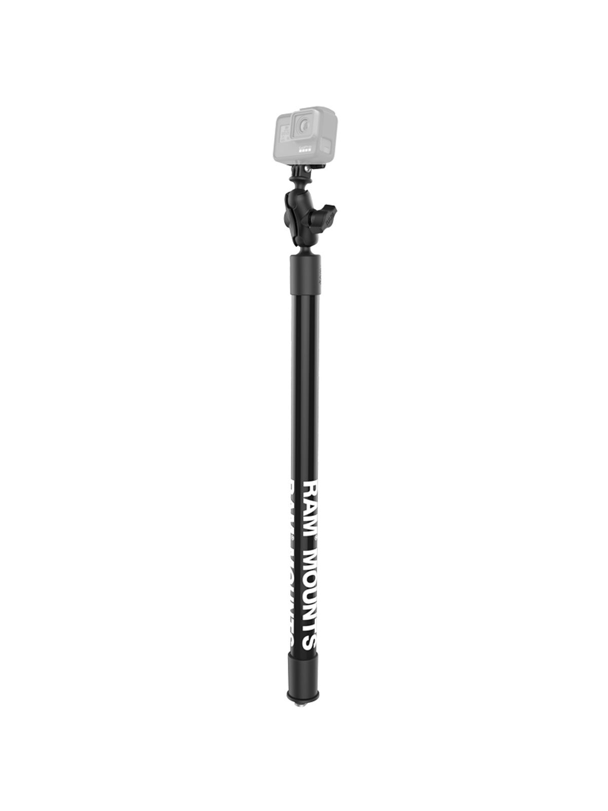 RAM Mounts Verbundstoff Kameraarm für GoPro Action Kameras - mit Arm (18 Zoll), GoPro-Adapter, B-Kugel (1 Zoll)