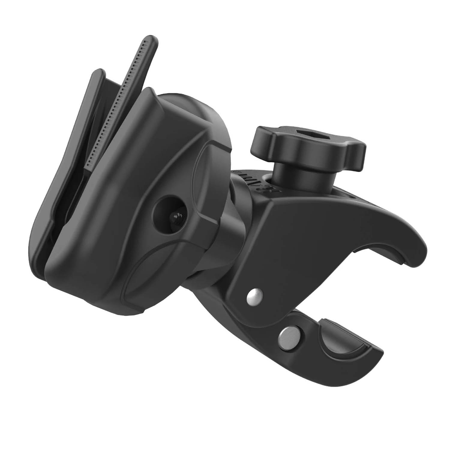 RAM Mounts Tough-Claw (klein) mit montiertem Mikrofon-Adapter - Durchmesser 15,9-29,0 mm, Tough-Bar geeignet