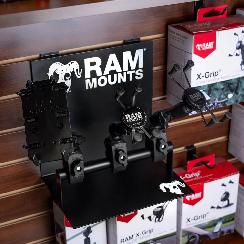 RAM Mounts Demo Produkt-Display für Ladentische und Wandbefestigung