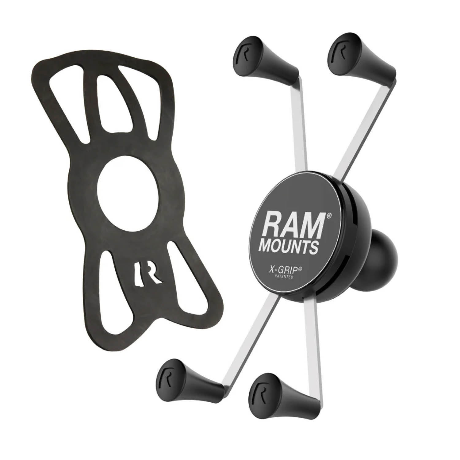 RAM Mounts X-Grip Halteklammer für Smartphones - Bis 114,3 mm Breite - Mit B-Kugel (1 Zoll)