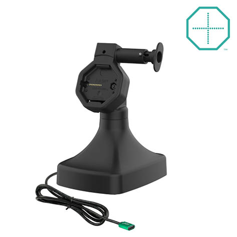 RAM Mounts GDS Uni-Conn Stand-Dockingstation - Dreh- & Schwenkbar - USB-C-Anschluss - Rückseitige Pogo-Pads