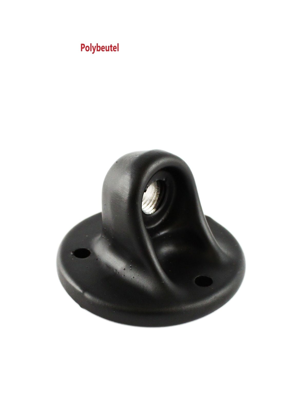 RAM Mounts Basisplatte rund mit 1/4 Zoll NPT-Innengewinde - Platten-Durchmesser 63,5 mm, Gewinde parallel zur Platte, 120° 3-Loch-Raster