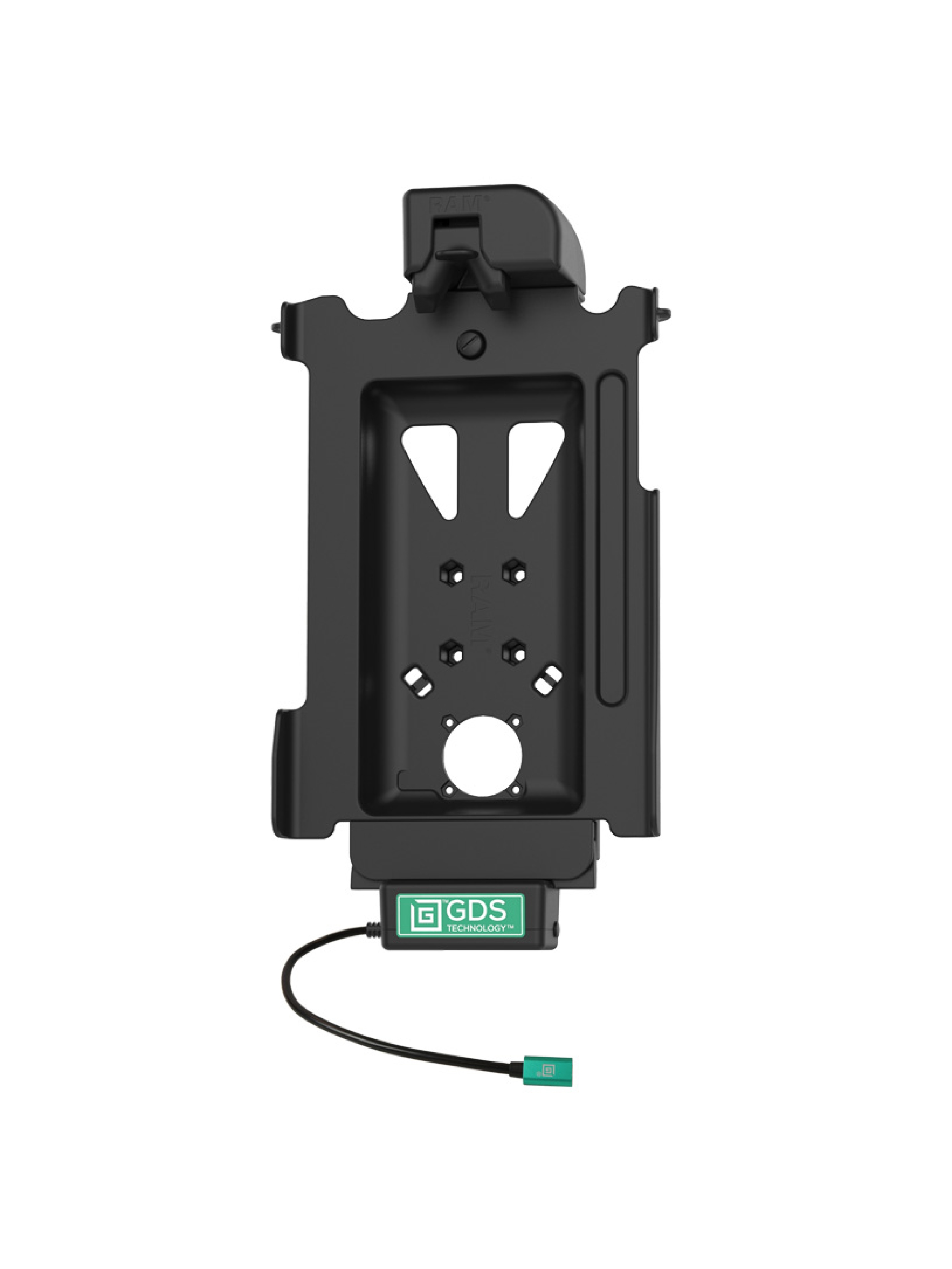 RAM Mounts GDS Tough-Dock Halteschale (Schnappverschluss) für Samsung Tab S7, S9 & S9 FE - in IntelliSkin Next Gen Schutzhülle - USB-C-Anschluss
