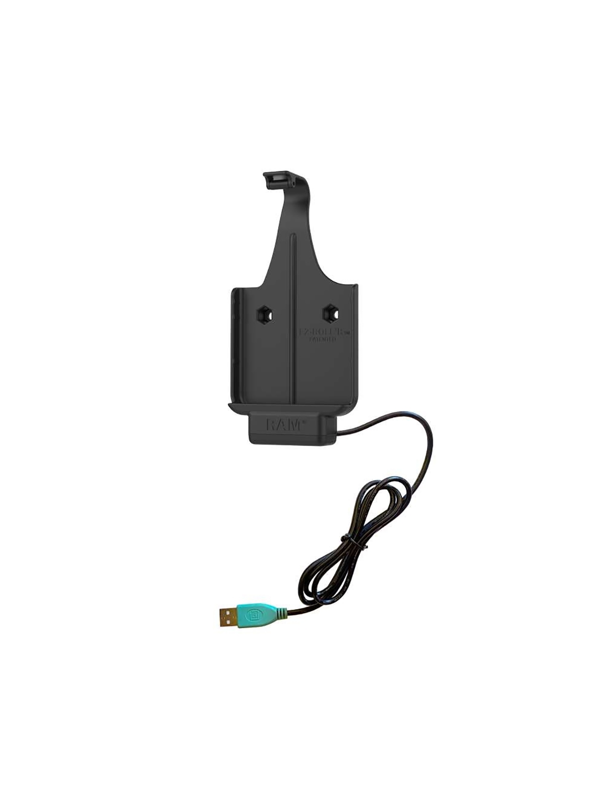 RAM Mounts EZ-Roll'r Form-Fit Halteschale für Samsung Galaxy XCover 5 (mit Schutzhülle) - inkl. Ladefunktion, USB-A