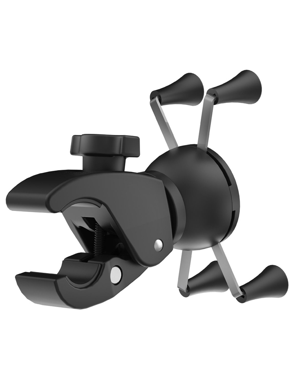 RAM Mounts X-Grip Klemm-Halterung für Smartphones - Bis 82,55 mm Breite - Tough-Claw Klein (Durchmesser 15,87 mm bis 28,95 mm) - Direktanbindung