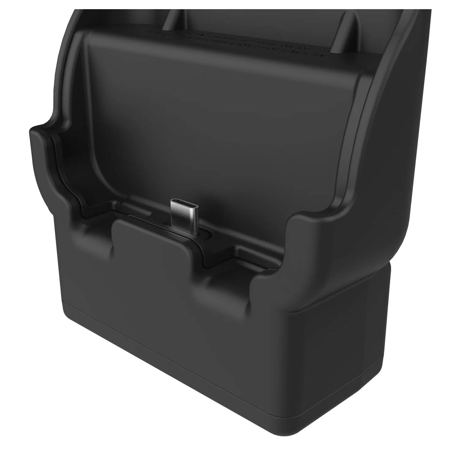 RAM Mounts GDS Fahrzeug-Ladestation für Samsung XCover7 Pro & 6 Pro - abschließbar, USB-C-Anschluss, 2-Loch AMPS