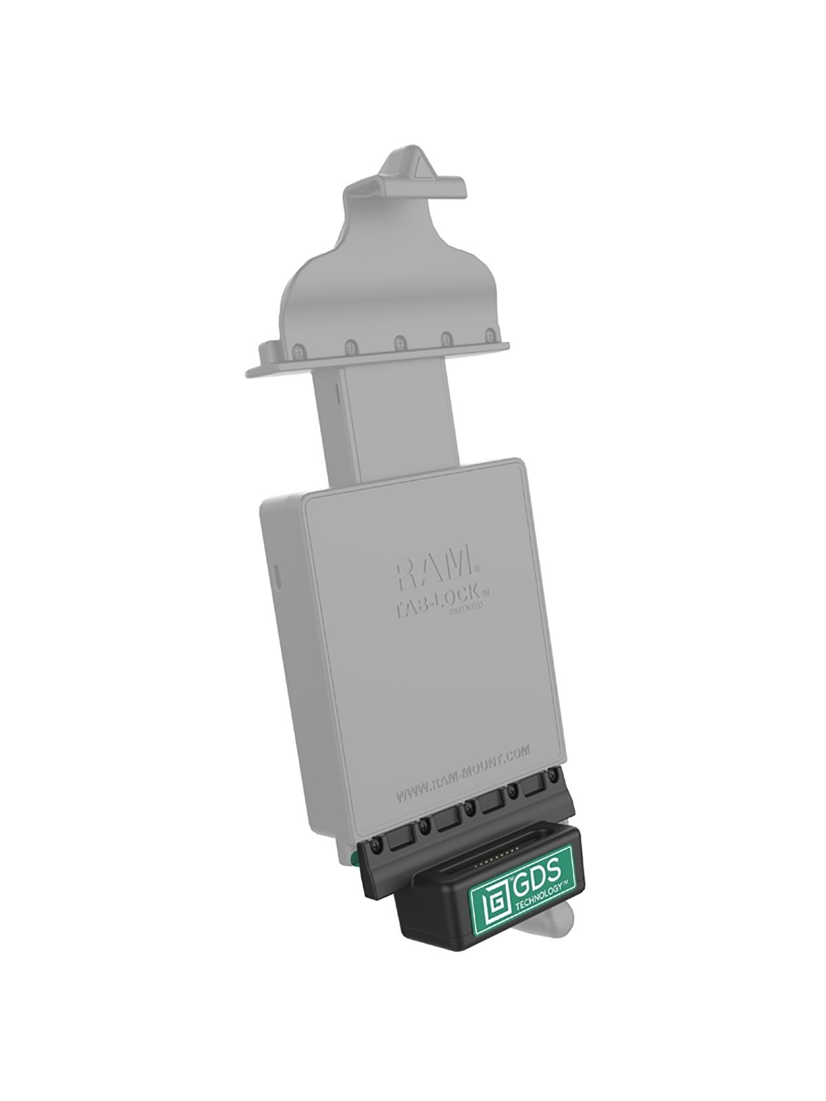 RAM Mounts GDS Ladesockel - Für Tab-Tite & Tab-Lock - Kompatibel für Tablets in IntelliSkin Next Gen Schutzhülle - USB-C (3.1) Anschluss
