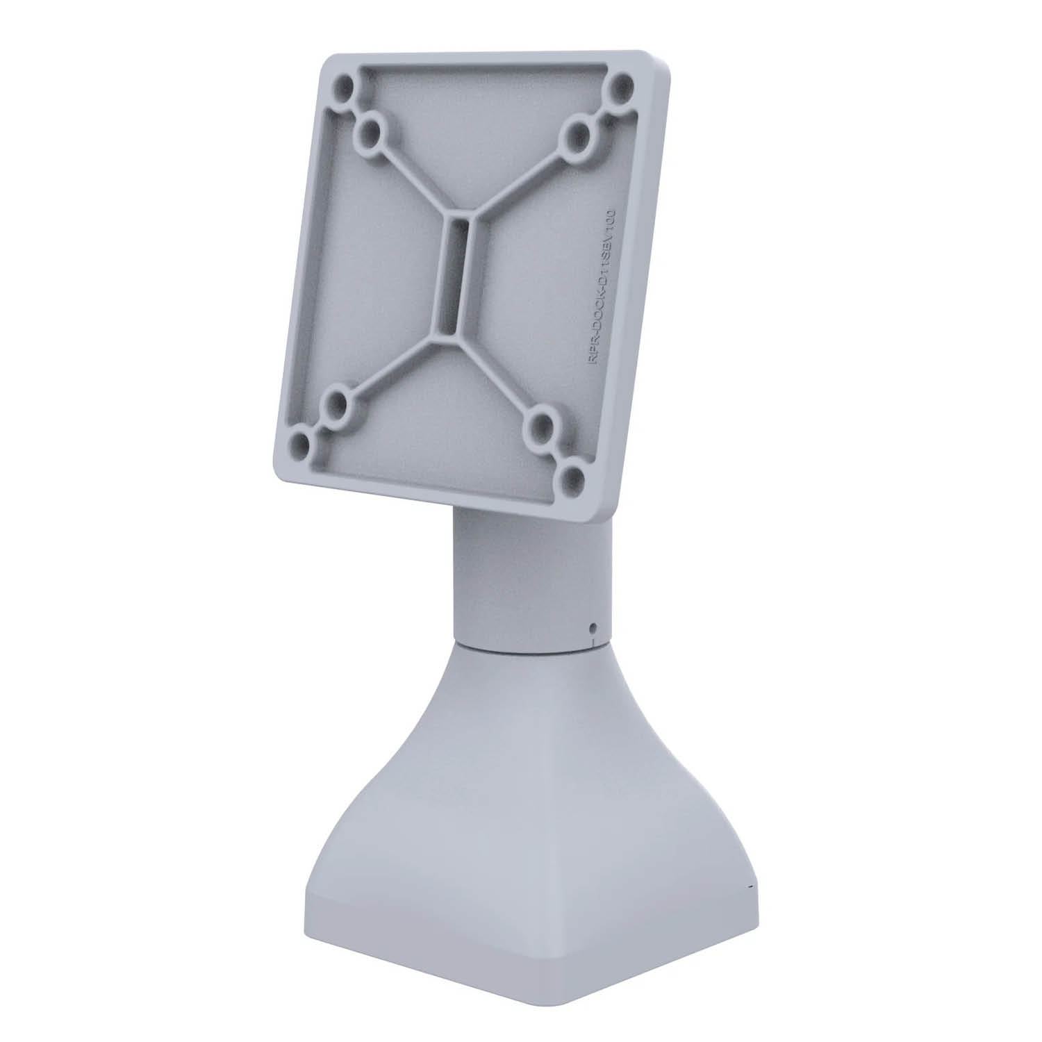 RAM Mounts Standfuss (7 Zoll) - VESA 100x100 mm & 75x75 mm Anbindung, dreh-/schwenkbar, hellgrau