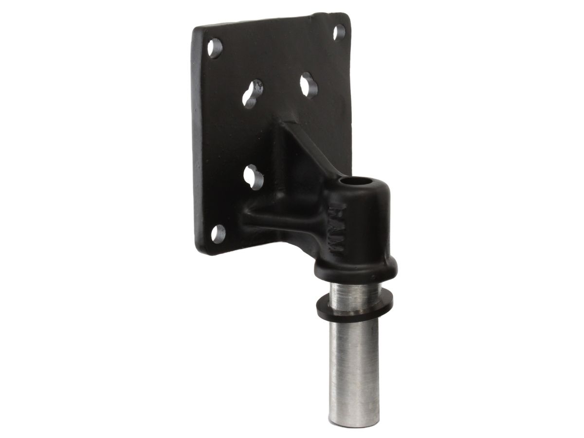 RAM Mounts VESA-Platte (75x75 mm Lochraster) mit 1/2" Öffnung und Alu-Stange - im Polybeutel