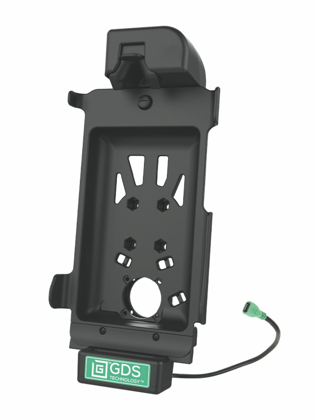 RAM Mounts GDS Tough-Dock Halteschale (Schnappverschluss) für Samsung Tab A 8.0 (2018) - in IntelliSkin Schutzhülle - USB-C-Anschluss