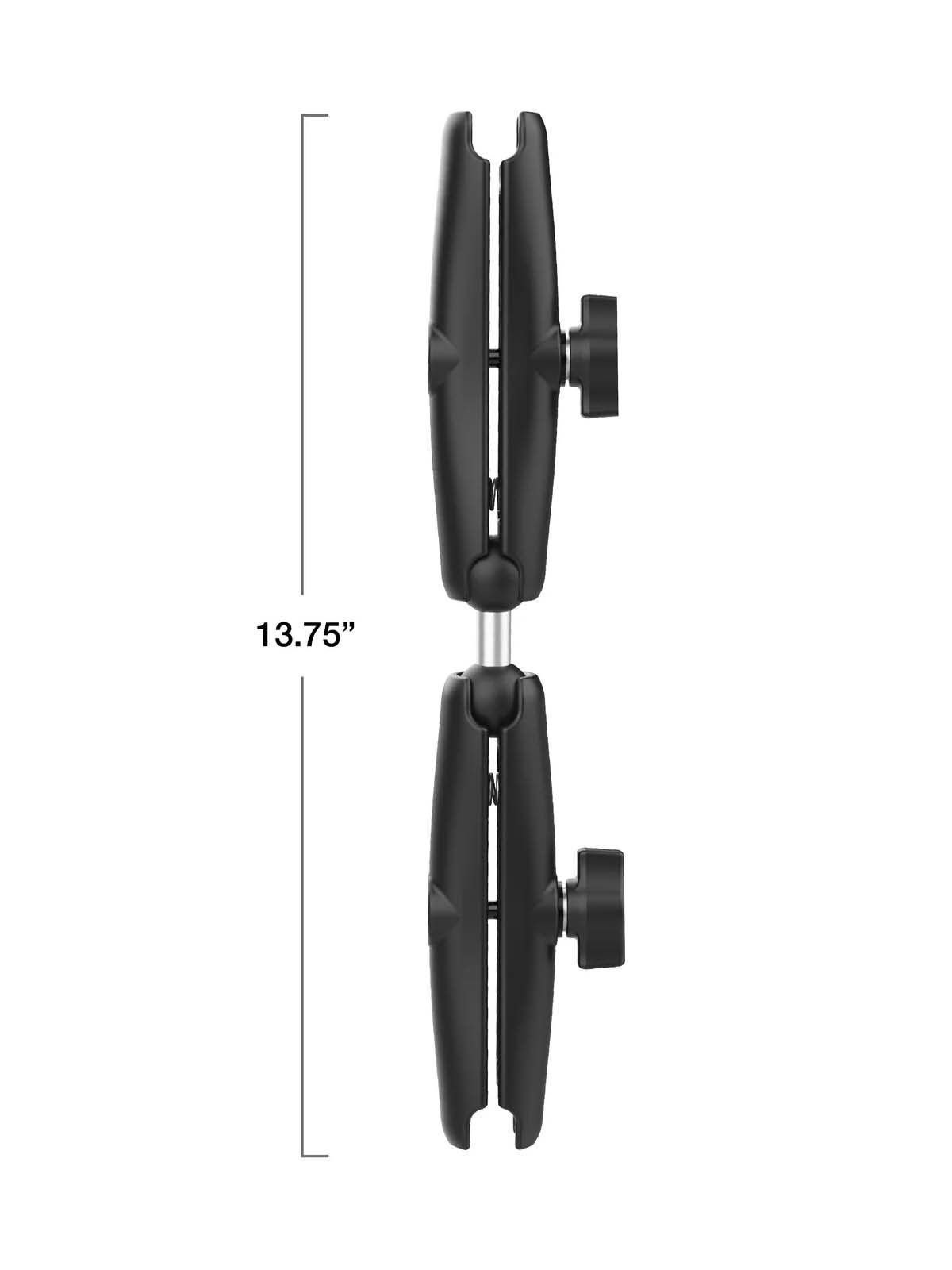 RAM Mounts Verbindungsarm-Set - B-Kugel (1 Zoll), 2x lange Verbindungsarme, Doppelkugel-Adapter, Gesamtlänge 330 mm