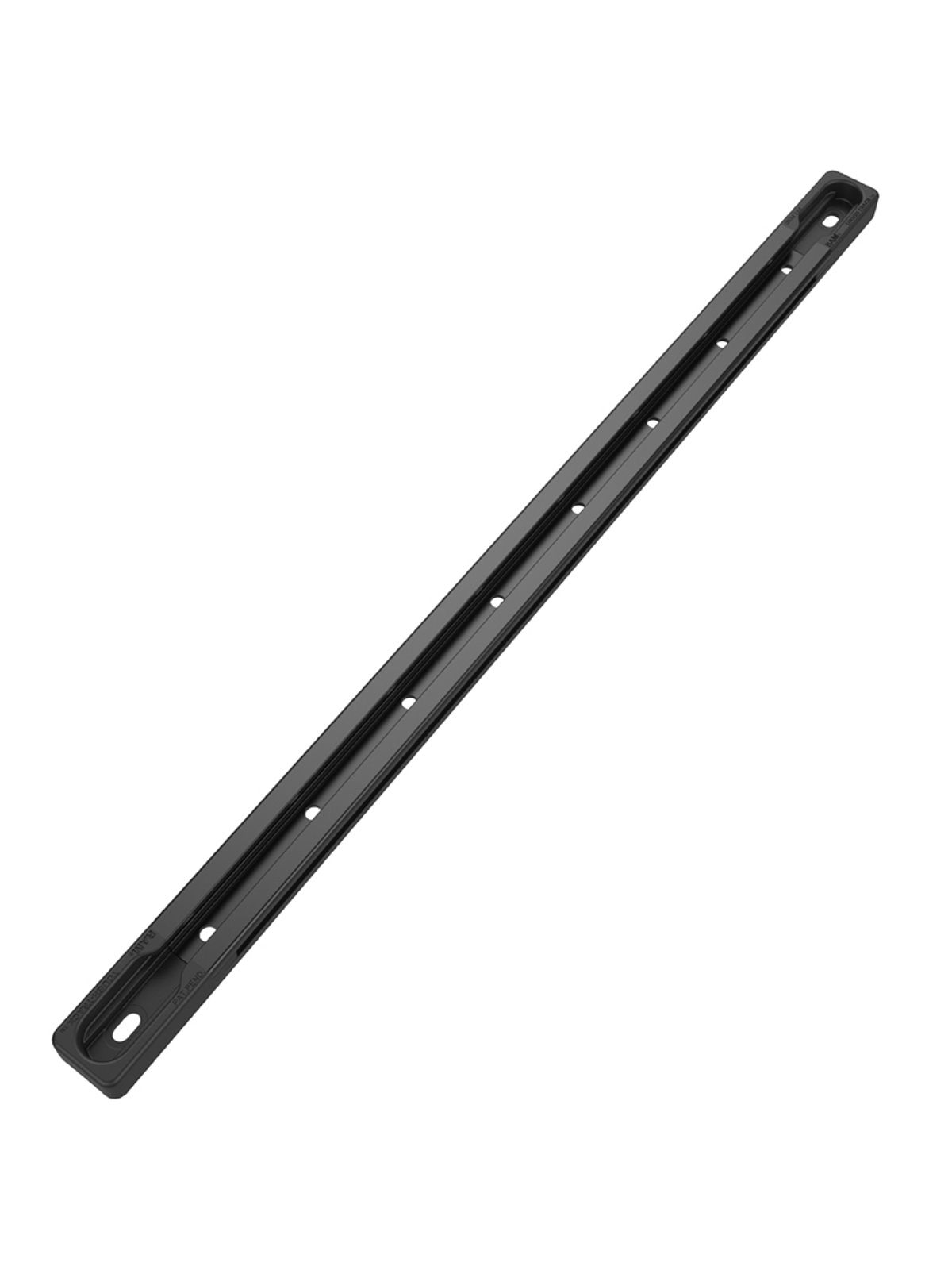 RAM Mounts Aluminium Tough-Track Schiene inkl. Endkappen - schwarz, Innenlänge 330,2 mm (13 Zoll)