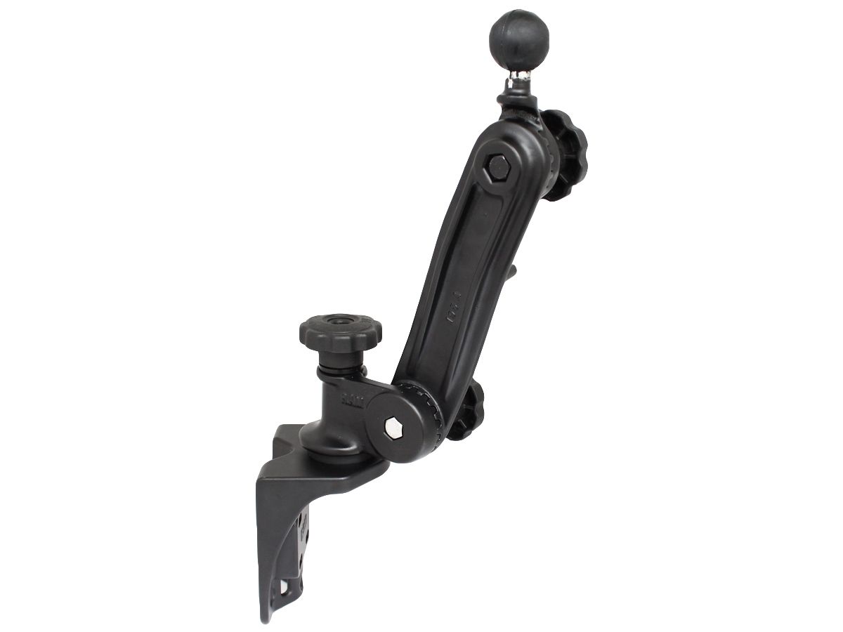 RAM Mounts Ratchet-Schwenkarm mit C-Kugel (1,5 Zoll) - Vertikal-Basis, Ratchet-System