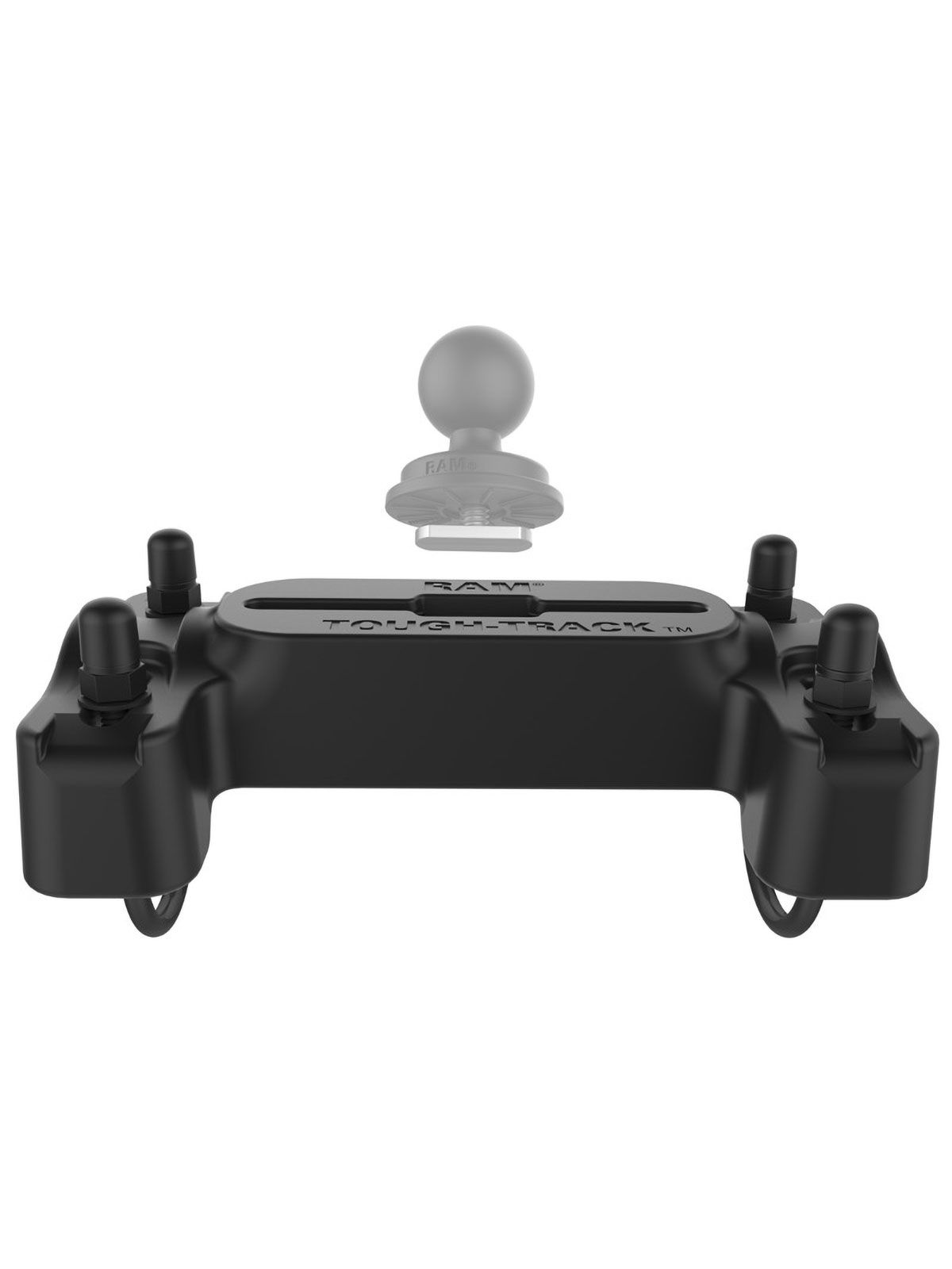 RAM Mounts Tough-Track Schiene für Rohr-Montage - 44,5-50,8 mm Durchmesser, 7 Zoll Schiene (177,8 mm)