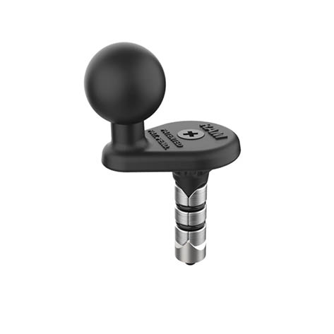RAM Mounts Motorrad-Basisbefestigung Lenkerkopf - B-Kugel (1 Zoll), für Innendurchmesser 12-18 mm