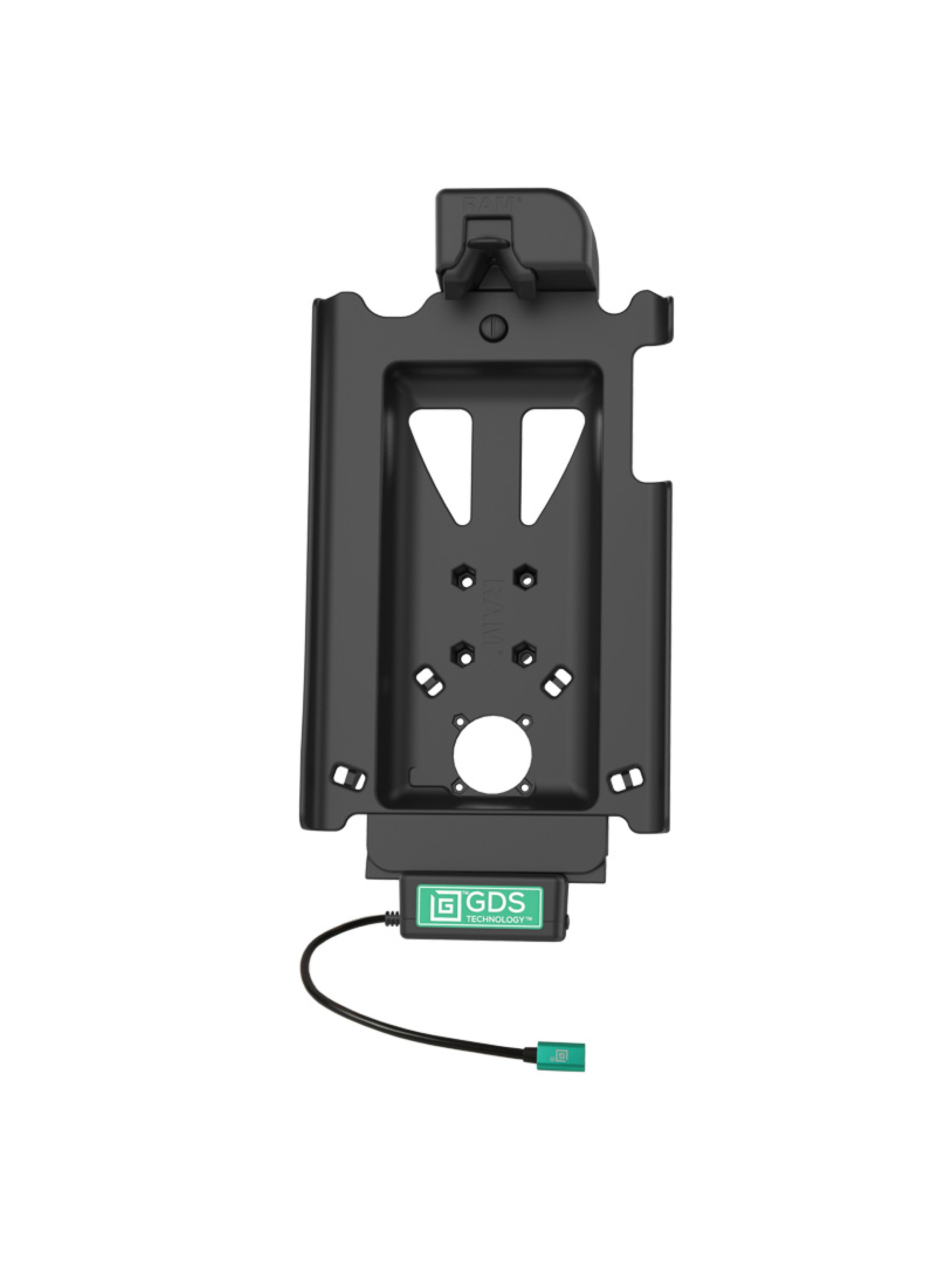 RAM Mounts GDS Tough-Dock Halteschale (Schnappverschluss) für Samsung Tab A 10.5 - in IntelliSkin Next Gen Schutzhülle - USB-C-Anschluss