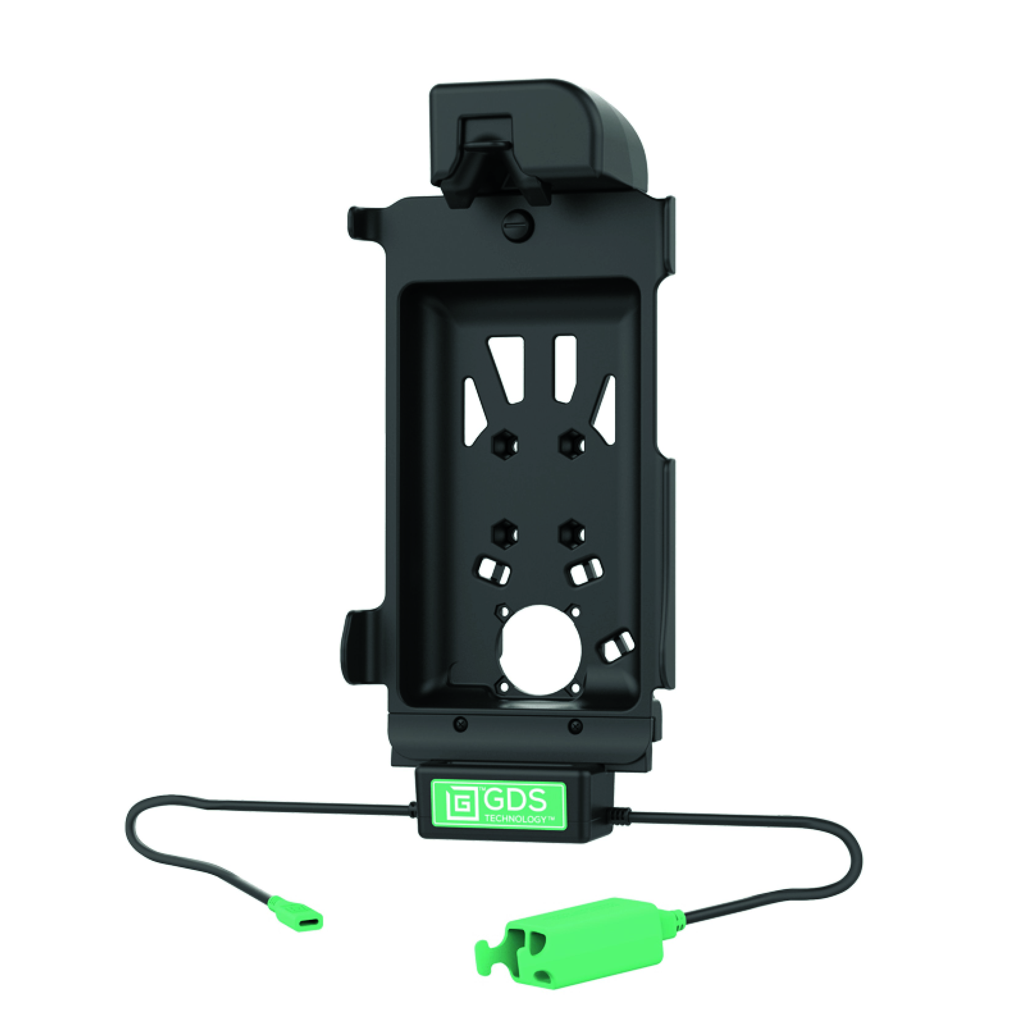 RAM Mounts GDS Tough-Dock Halteschale (Schnappverschluss) für Samsung Tab Active3 & Active5 - in IntelliSkin Next Gen Schutzhülle - USB-C & Dual USB-A-Anschluss