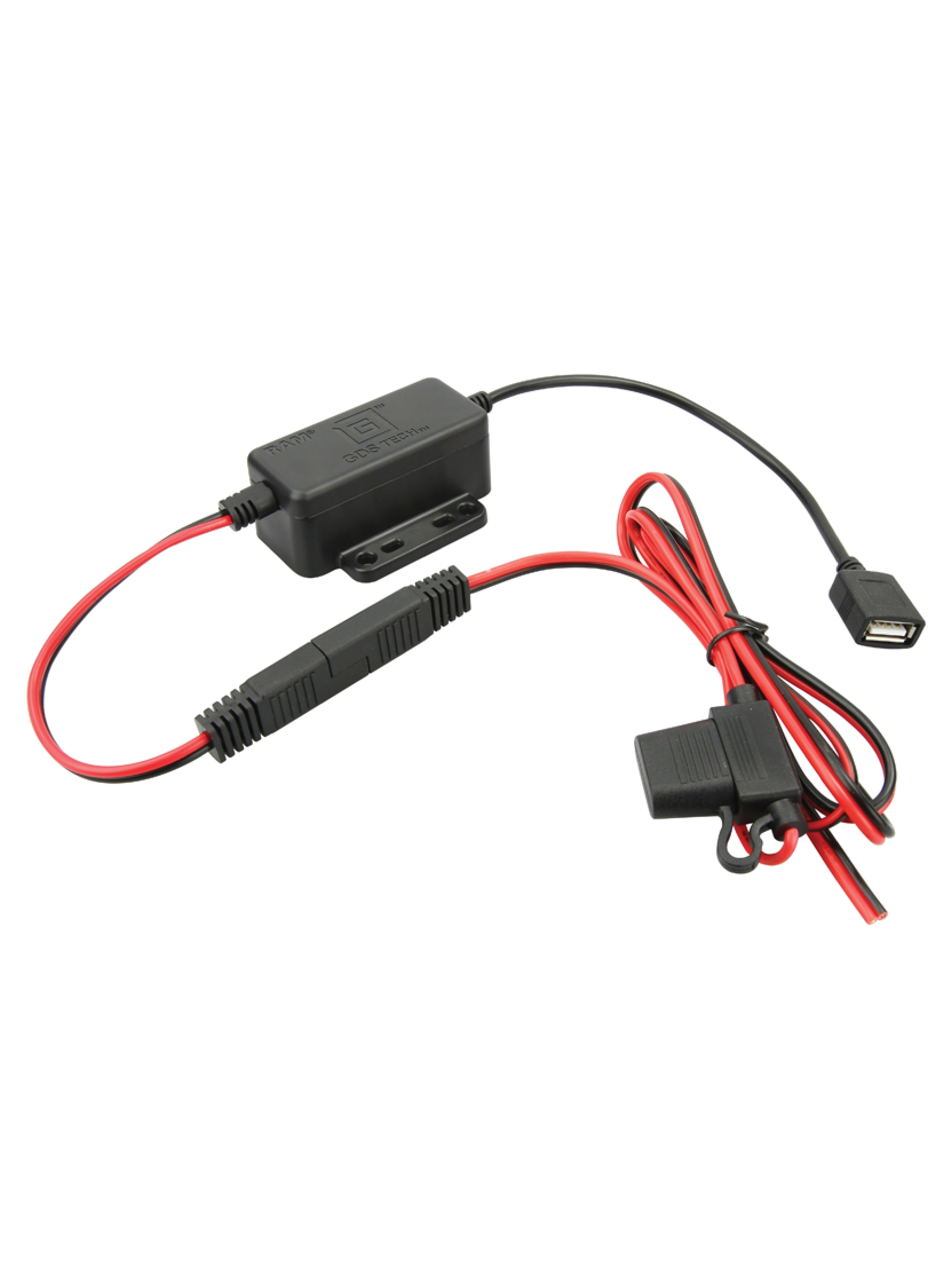 RAM Mounts GDS Hardwire Charger - 30-64VDC Input - 5-9VDC Output - USB-A (Female)