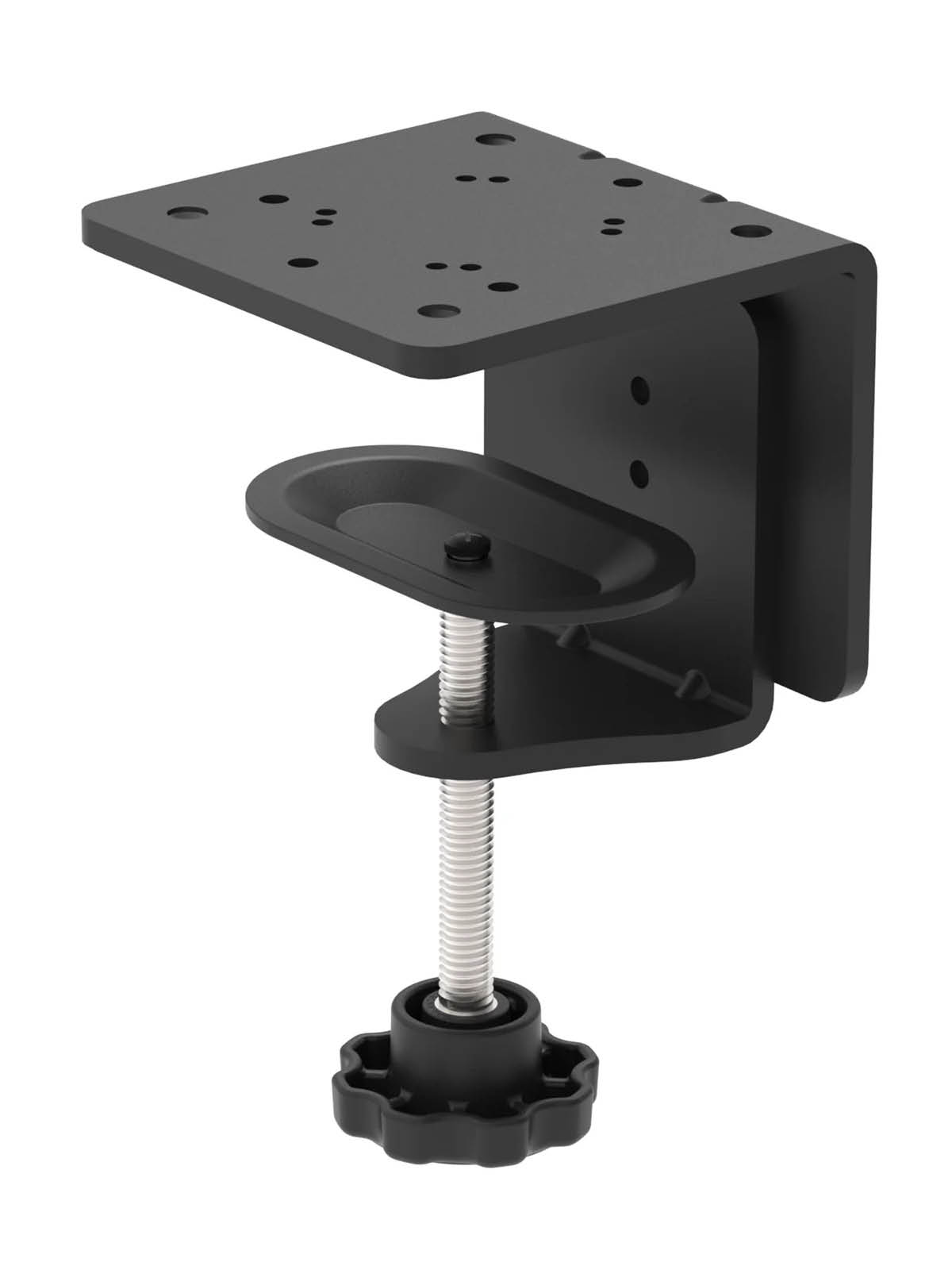 RAM Mounts Tisch-Schraubklemme mit Schwanenhals (457,2 mm) & Universal X-Grip Halteschale für 9-11 Zoll Tablets - B-Kugel (1 Zoll)