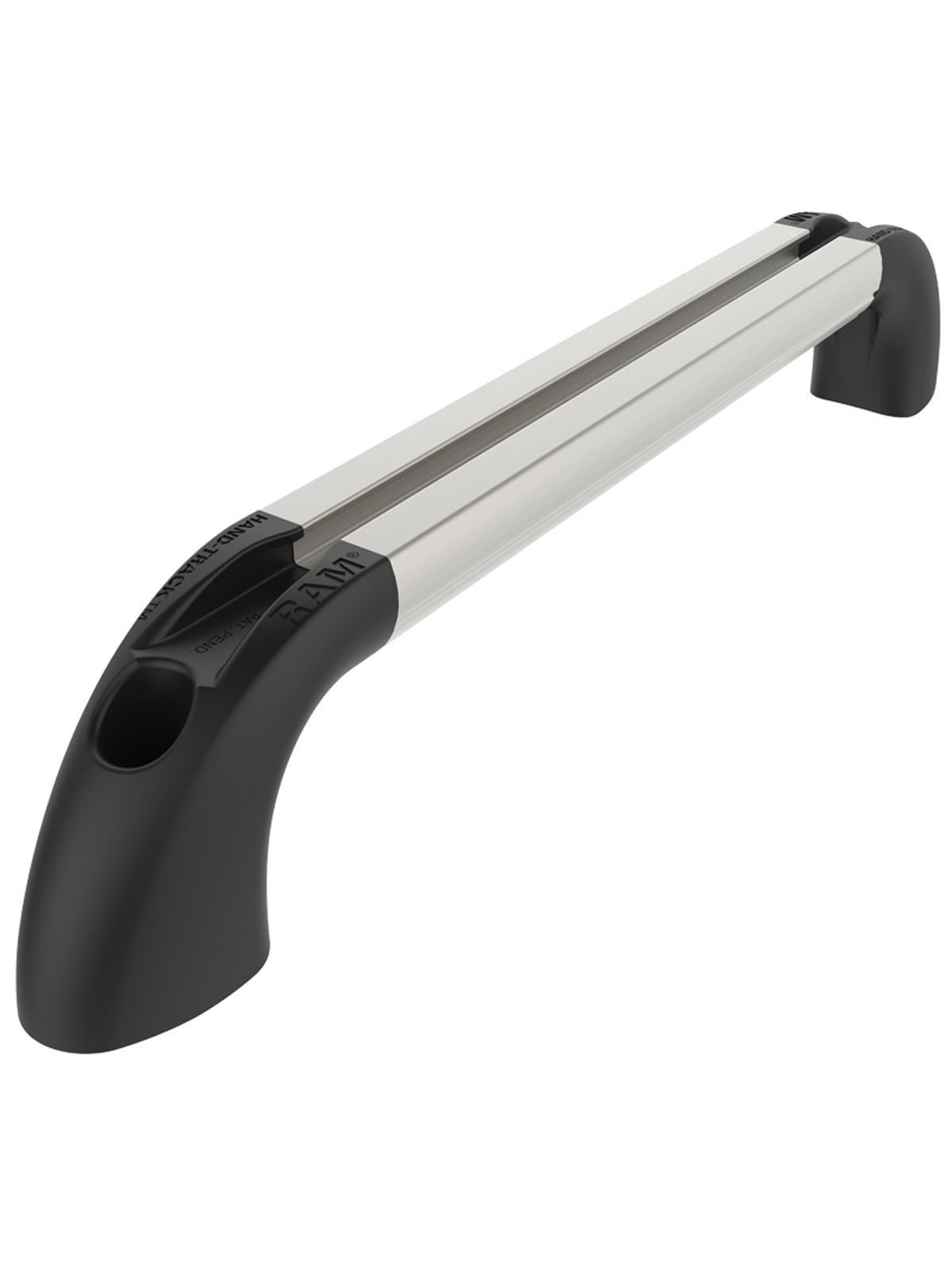 RAM Mounts Hand-Track Aluminium-Schiene inkl. gebogener Endkappen - Innenlänge 203,2 mm (8 Zoll), eloxiert