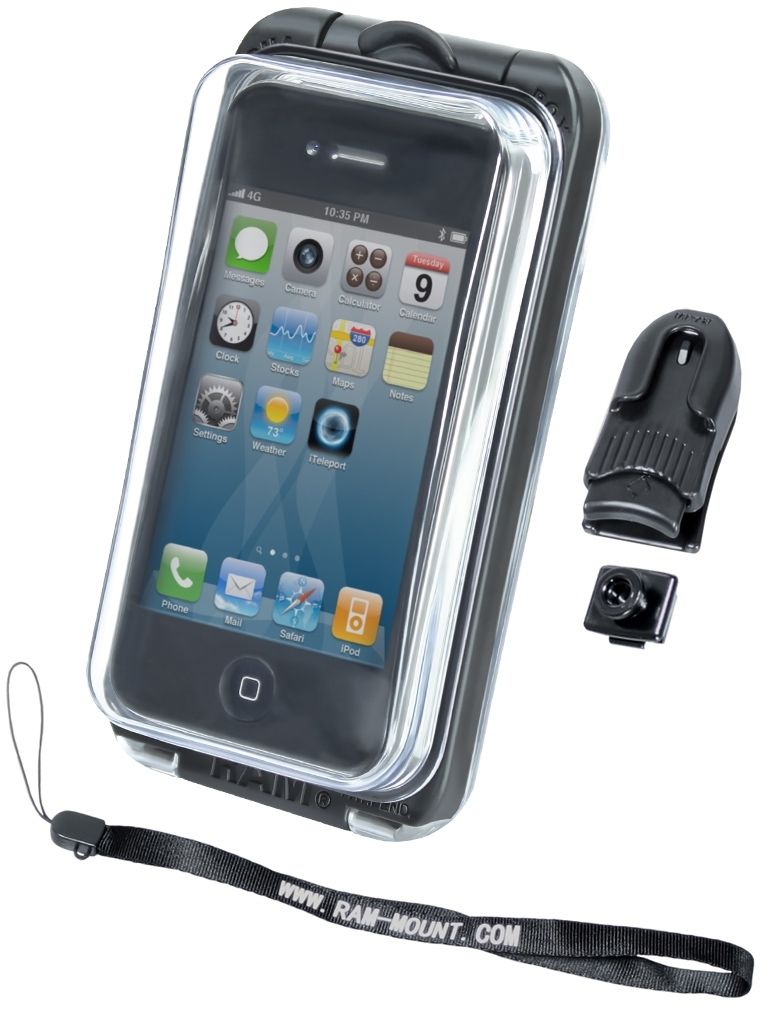 RAM Mounts Aqua Box PRO 10 - mit Gürtel-Clip u. Handschlaufe, im Polybeutel