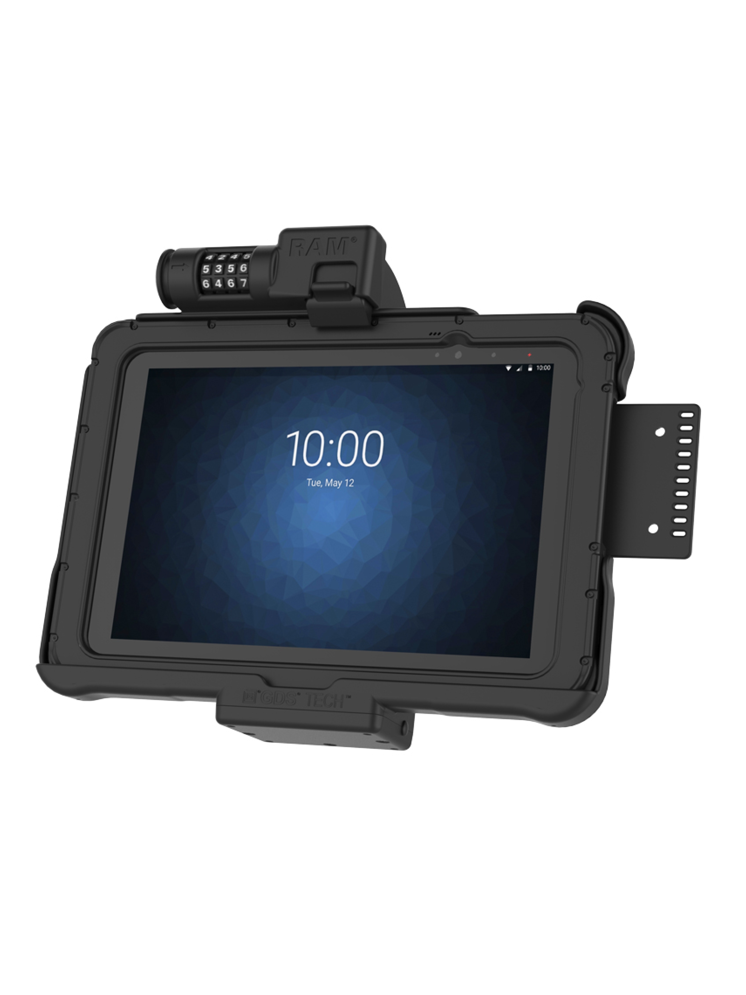 RAM Mounts Form-Fit Halteschale (Zahlenschloss) für Zebra ET5x 10.1“ Serie - In Rugged Boot