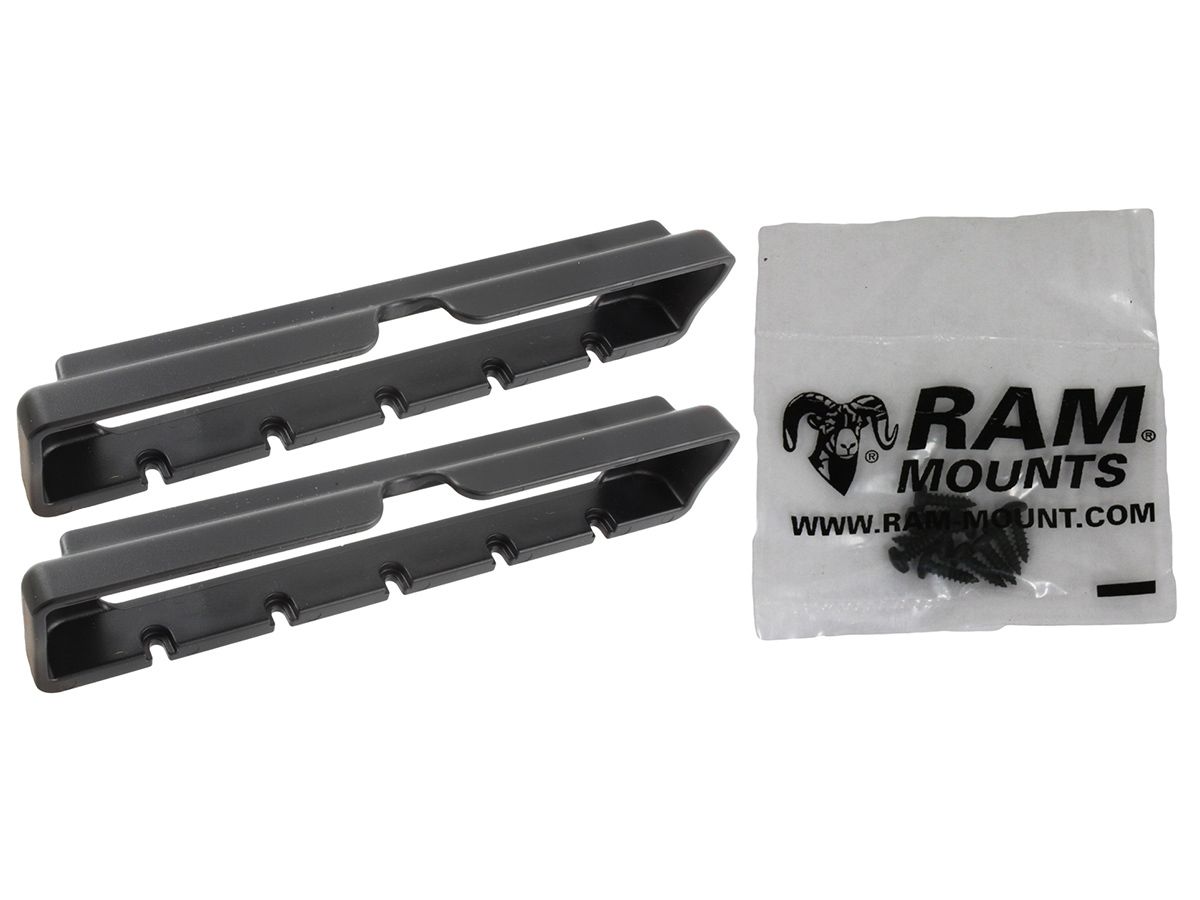 RAM Mounts Tab-Tite Endkappen für bis zu 8" Tablets incl. Apple iPad mini 1-4 (mit/ohne Schutzhüllen) - Schrauben-Set