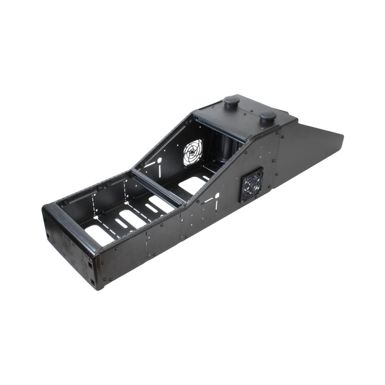 RAM Mounts Tough-Box Fahrzeug-Winkelkonsole mit Rückseitenverschalung für Chevy Impala