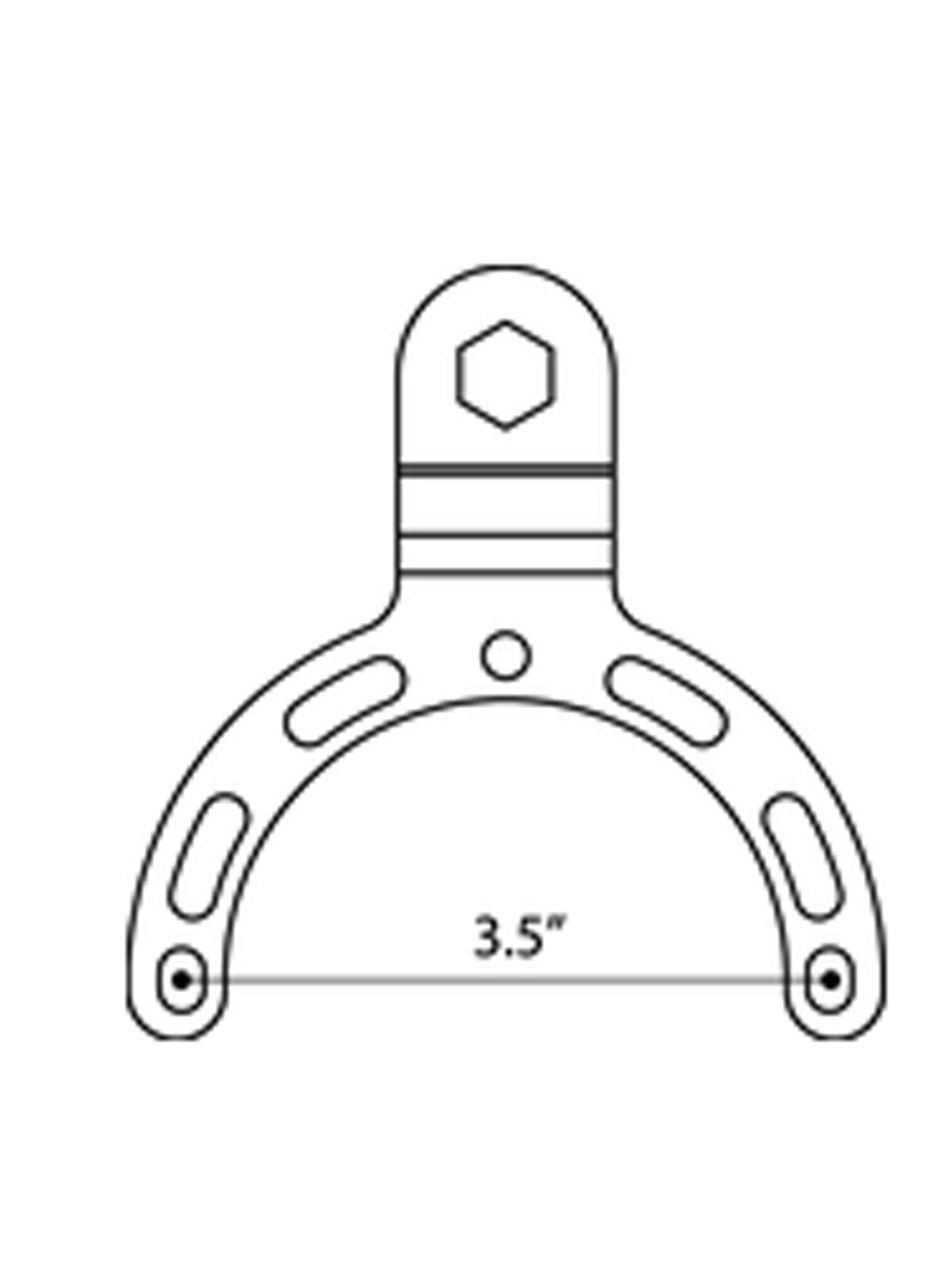 RAM Mounts X-Grip Motorrad-Halterung für Smartphones bis 82,6 mm Breite - B-Kugel (1 Zoll), Tank-Basis (Honda, Suzuki, Yamaha), kurzer Verbindungsarm