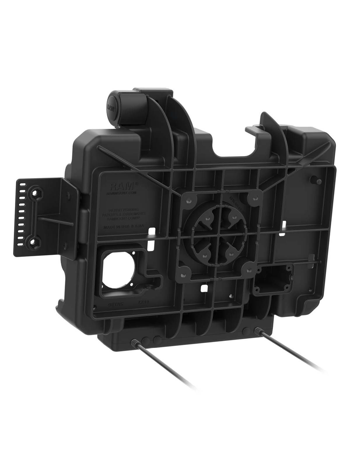 RAM Mounts Form-Fit Halteschale (Schnappverschluss) für Getac ZX10 Rugged Tablet - 5.5mm DC & Dual USB-A-Anschluss RAM Mounts Form-Fit Halteschale (Schnappverschluss) für Getac ZX10 Rugged Tablet - 5.5mm DC & Dual USB-A-Anschluss