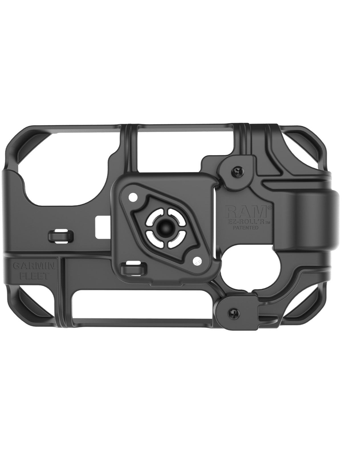 RAM Mounts Sicherheitsgehäuse für Garmin Fleet 7X0 Serie (ohne Schutzhüllen) - Diamond-Anbindung (Trapez), Schrauben-Set, im Polybeutel