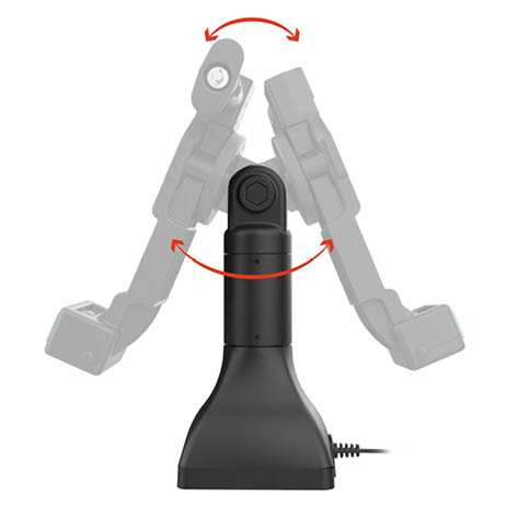 RAM Mounts GDS Uni-Conn Stand-Dockingstation (7 Zoll) - Dreh- & Schwenkbar - abschließbar (Schlüssel) - USB-C-Anschluss