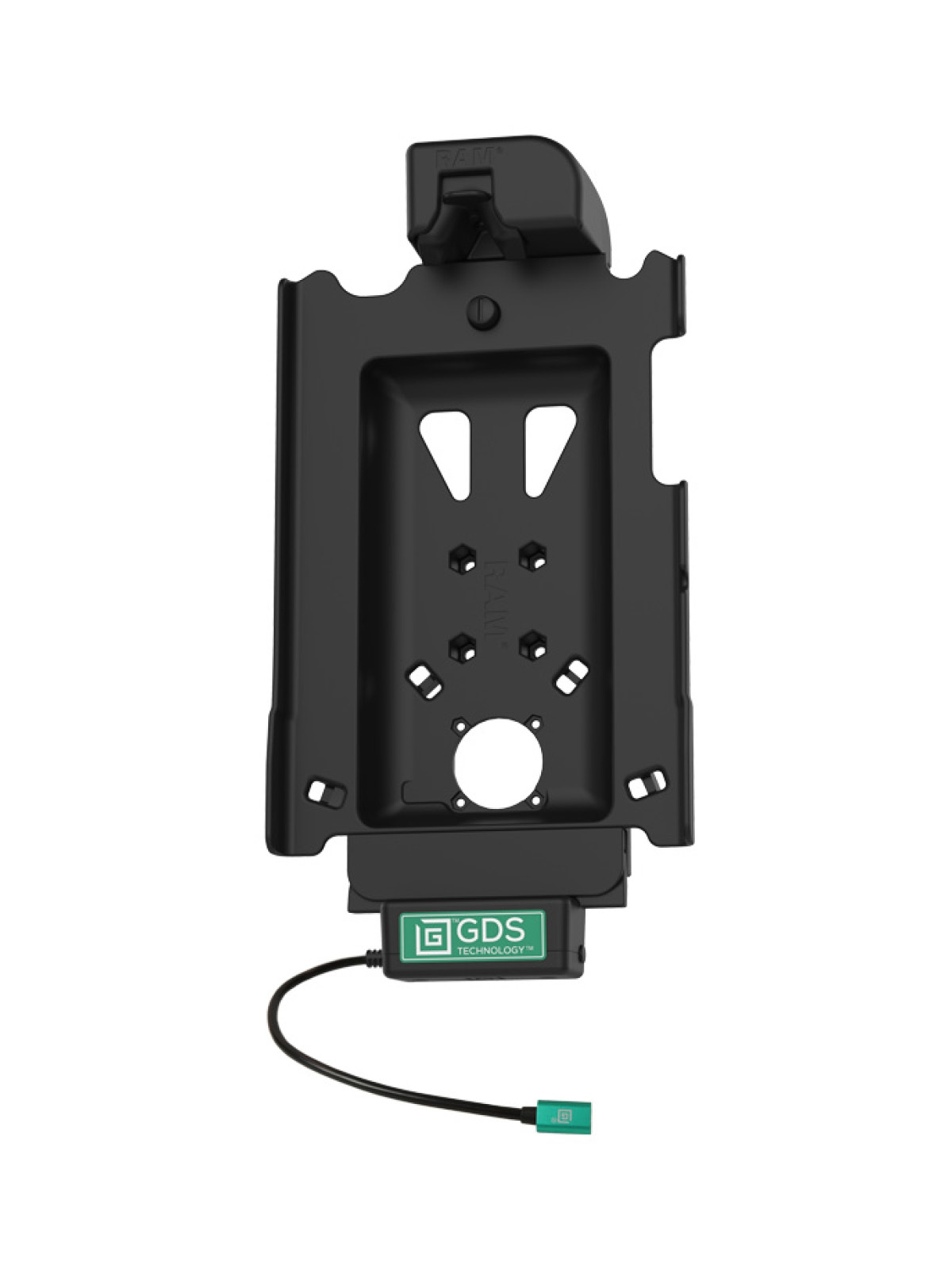 RAM Mounts GDS Tough-Dock Halteschale (Schnappverschluss) für Samsung Tab A8 (10.5") - in IntelliSkin Next Gen Schutzhülle - USB-C-Anschluss